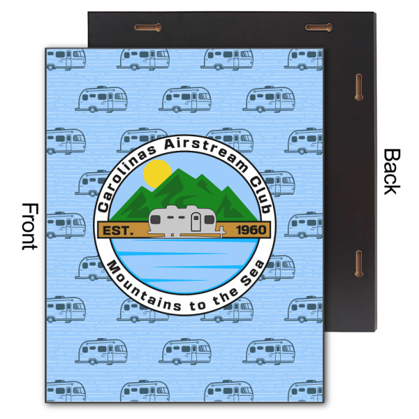 Custom Design - 11x14 Wood Print - Front & Back View