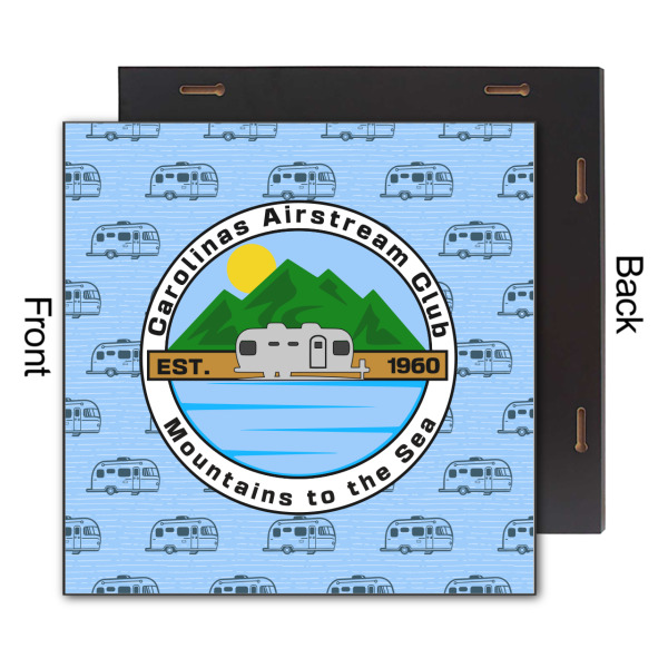 Custom Design - 12x12 Wood Print - Front & Back View