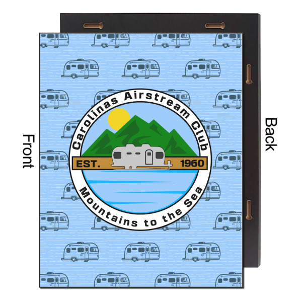 Custom Design - 16x20 Wood Print - Front & Back View