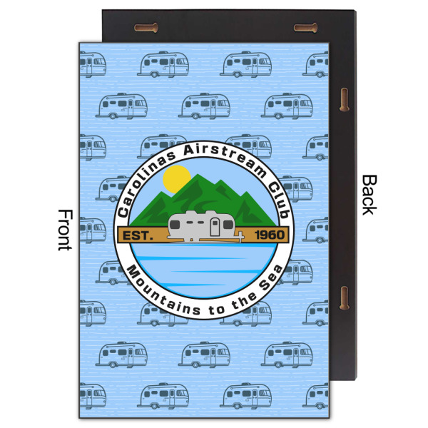 Custom Design - 20x30 Wood Print - Front & Back View