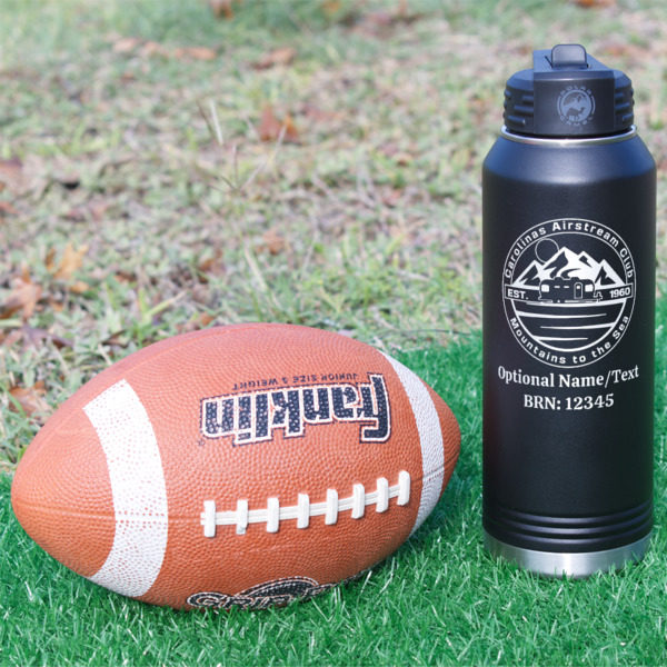 Custom Design - Laser Engraved Water Bottles - In Context