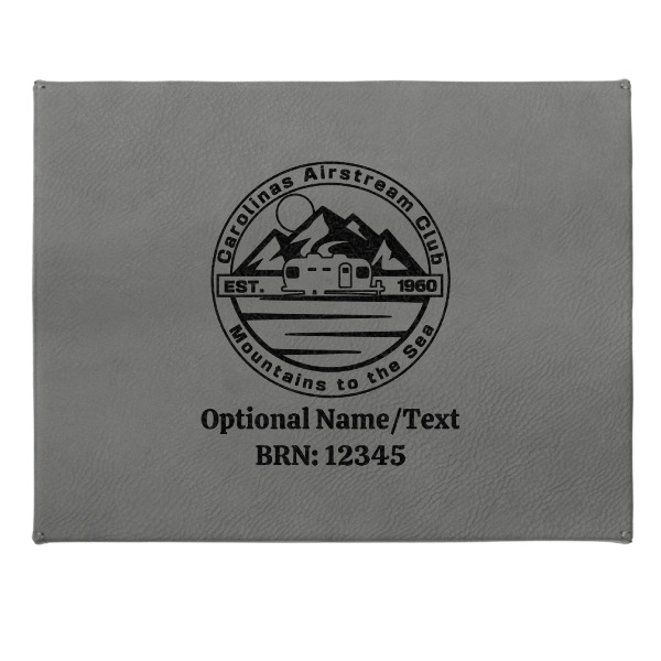 Custom Design - Small Engraved Gift Box with Leather Lid - Approval