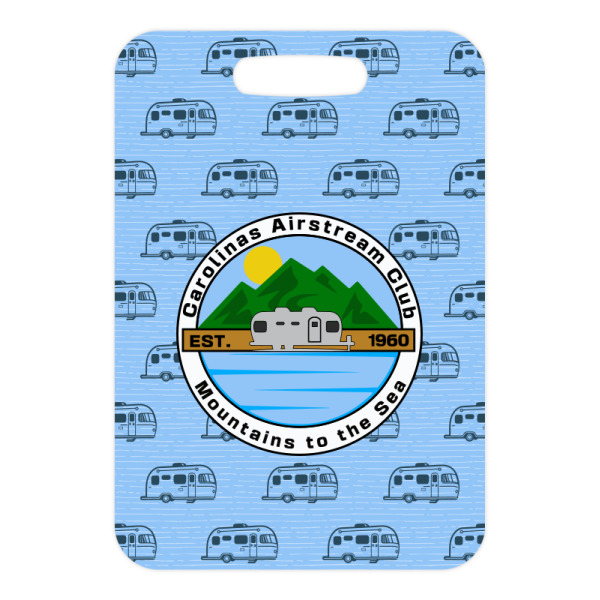 Custom Design - Metal Luggage Tag - Front Without Strap