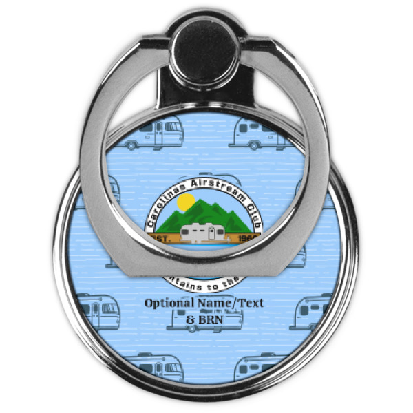 Custom Design - Cell Phone Ring Stand & Holder - Front (Collapsed)