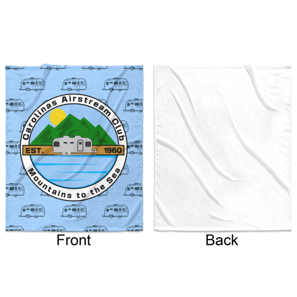 Custom Design - Minky Blanket - 50"x60" - Single Sided - Front & Back