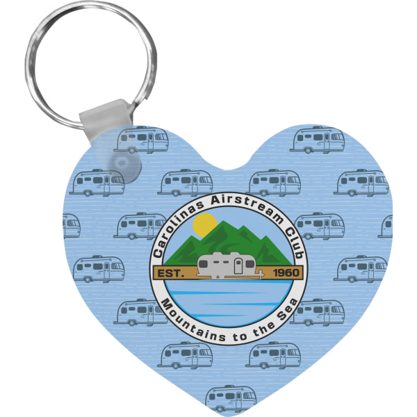 Custom Design Your Own Heart Plastic Keychain