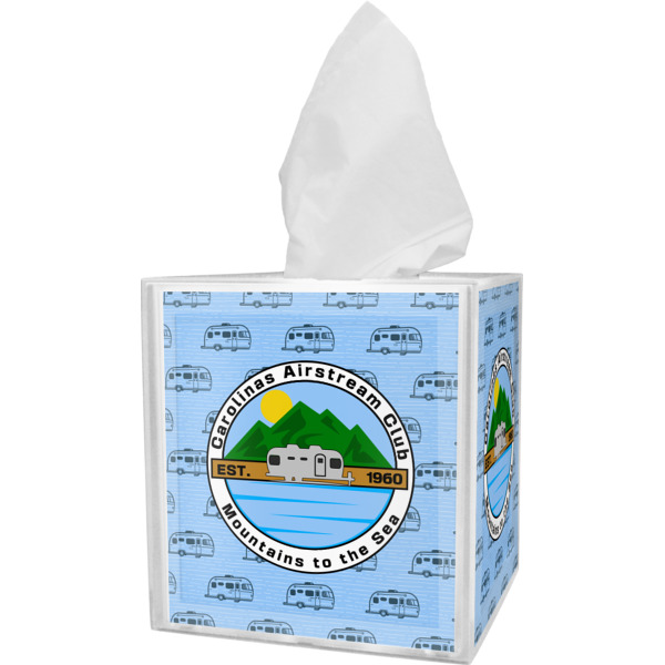 Custom Design - Tissue Box Cover - Angled View