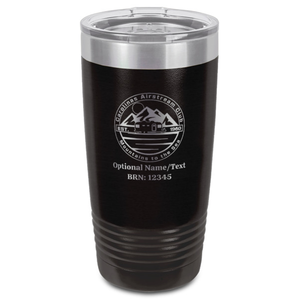 Custom Design - Black Polar Camel Tumbler - 20oz - Front