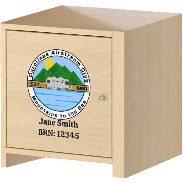 Custom Design - Wall Graphic on Wooden Cabinet