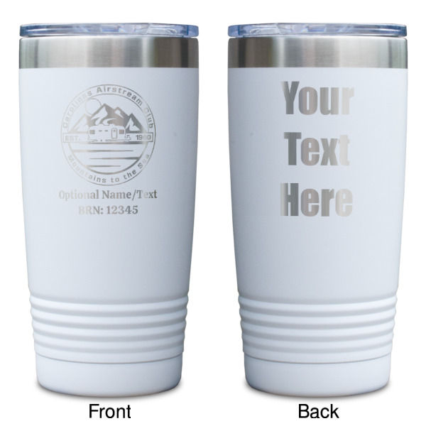 Custom Design - White Polar Camel Tumbler - 20oz - Double Sided - Approval