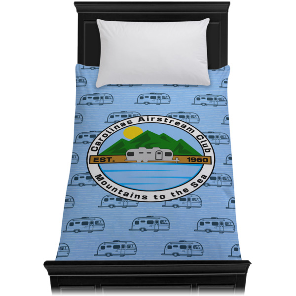 Custom Design - Duvet Cover - Twin - On Bed - No Prop