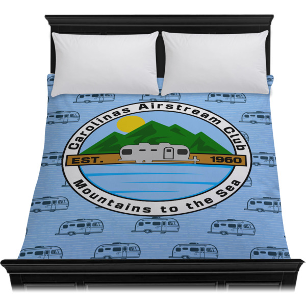 Custom Design - Duvet Cover - Queen - On Bed - No Prop