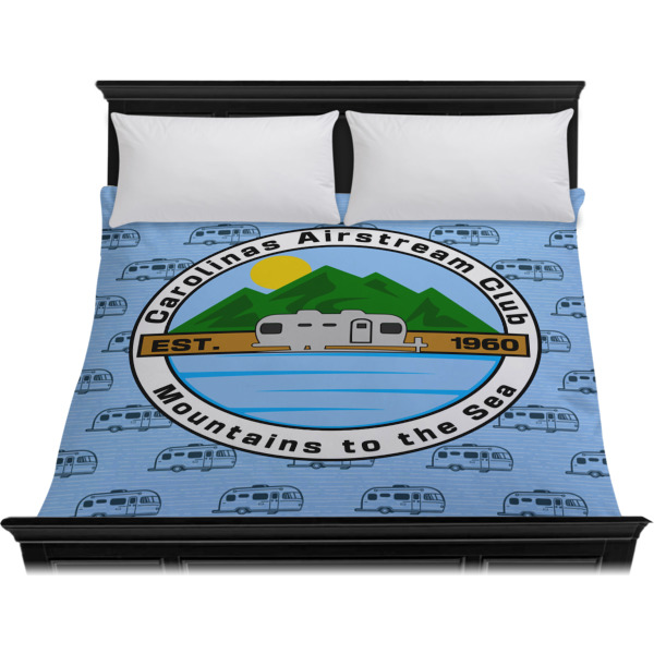 Custom Design - Duvet Cover - King - On Bed - No Prop