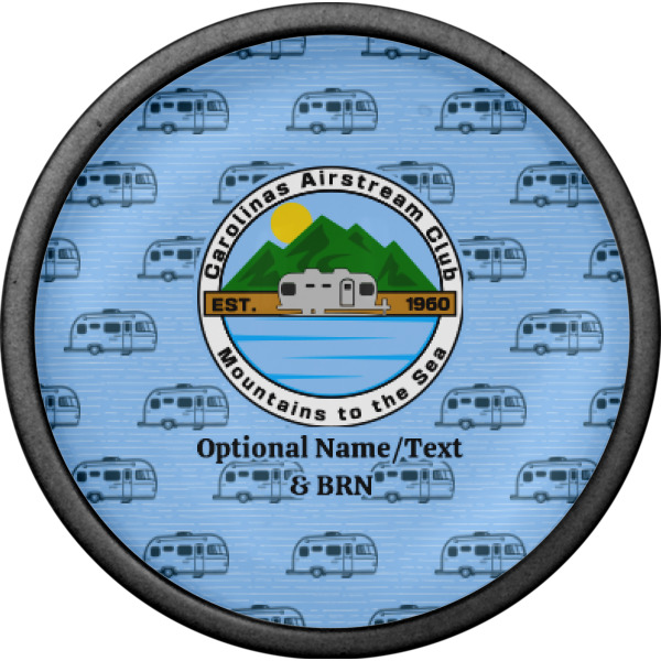 Custom Design - Cabinet Knob - Black - Front