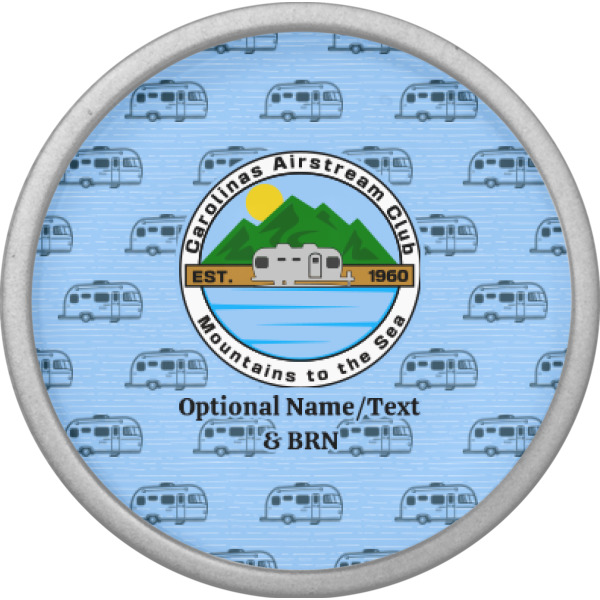 Custom Design - Cabinet Knob - Nickel - Front