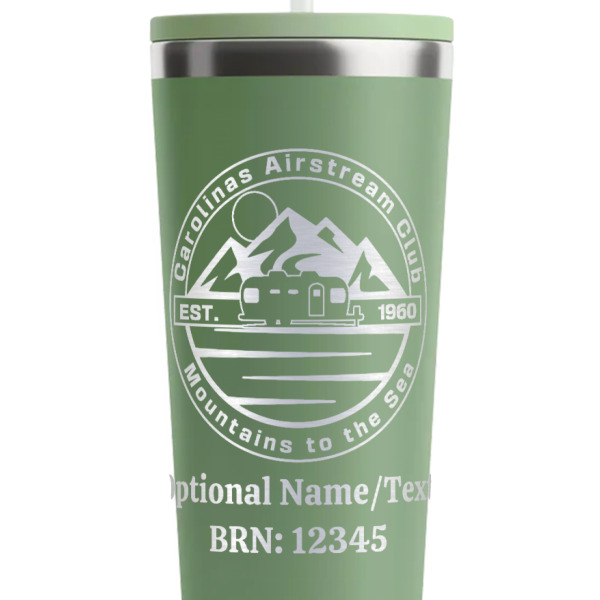 Custom Design - Light Green RTIC Everyday Tumbler - 28 oz. - Close Up
