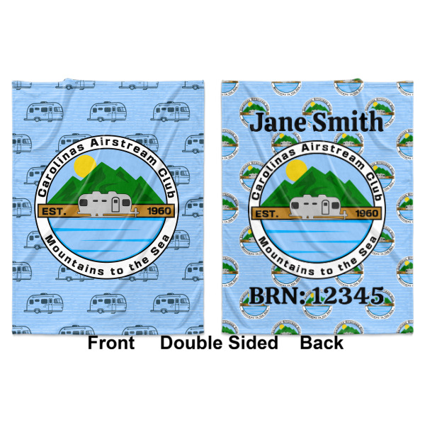 Custom Design - Baby Blanket (Double Sided - Printed Front and Back)