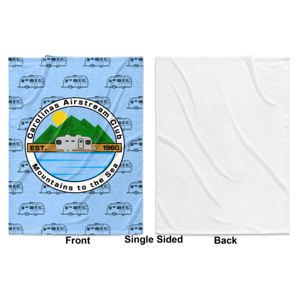 Custom Design - Baby Blanket (Single Sided - Printed Front, White Back)