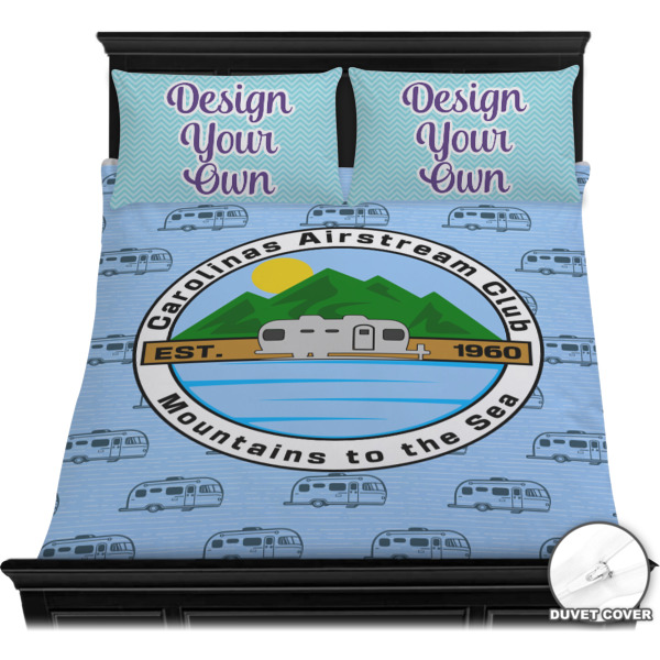 Custom Design - Bedding Set - Queen - Duvet - On Bed