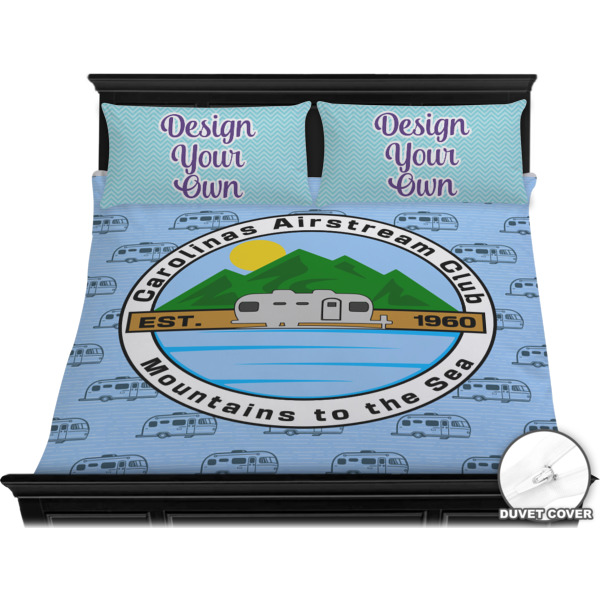 Custom Design - Bedding Set - King - Duvet - On Bed