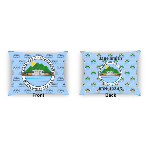 Custom Design - Outdoor Rectangular Throw Pillow (Front and Back)