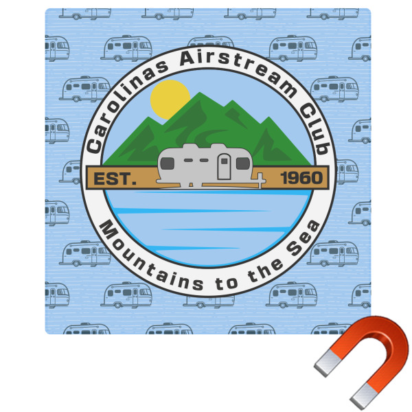 Custom Design Your Own Square Car Magnet - 6"