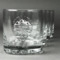 Design Your Own Whiskey Glasses - Engraved - Set of 4