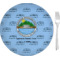 Design Your Own 8" Glass Appetizer / Dessert Plate