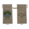 Design Your Own Burlap Gift Bag - Large - Double-Sided
