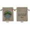 Design Your Own Burlap Gift Bag - Medium -Double-Sided