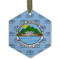 Design Your Own Flat Glass Ornament - Hexagon
