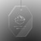 Design Your Own Engraved Glass Ornament - Octagon