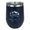Design Your Own Stemless Stainless Steel Wine Tumbler - Navy - Single-Sided
