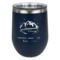 Design Your Own Stemless Stainless Steel Wine Tumbler - Navy - Double-Sided