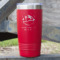 Design Your Own 20 oz Stainless Steel Tumbler - Red - Single-Sided