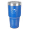 Design Your Own 30 oz Stainless Steel Tumbler - Royal Blue - Single-Sided