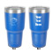 Design Your Own 30 oz Stainless Steel Tumbler - Royal Blue - Double-Sided