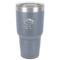 Design Your Own 30 oz Stainless Steel Tumbler - Grey - Single-Sided