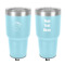 Design Your Own 30 oz Stainless Steel Tumbler - Teal - Double-Sided