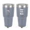 Design Your Own 30 oz Stainless Steel Tumbler - Grey - Double-Sided