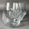 Design Your Own Stemless Wine Glasses - Laser Engraved- Set of 4