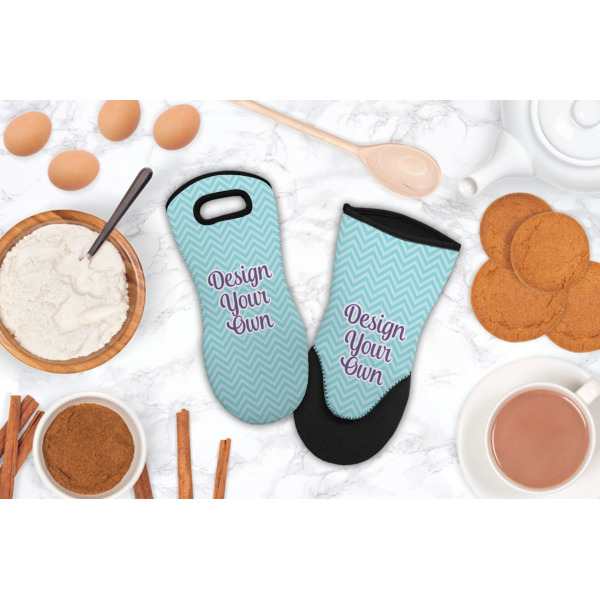 Custom Design - Neoprene Oven Mitt - Lifestyle Image
