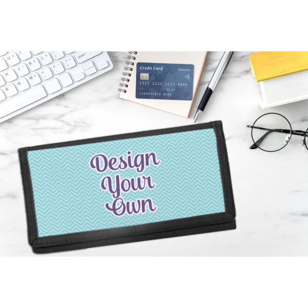 Custom Design - DyeTrans Checkbook Cover - LIFESTYLE