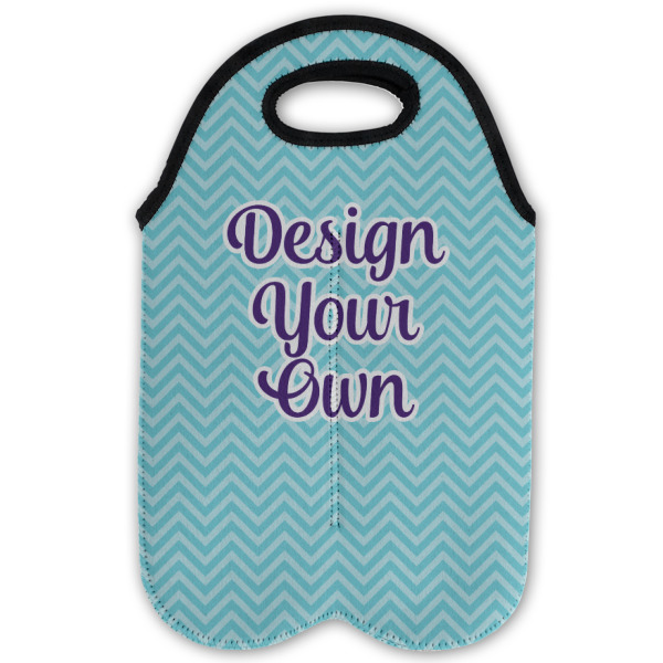 Custom Design - Double Wine Tote - Flat