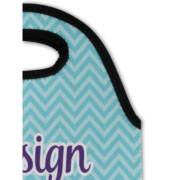 Custom Design - Double Wine Tote - Top Closeup