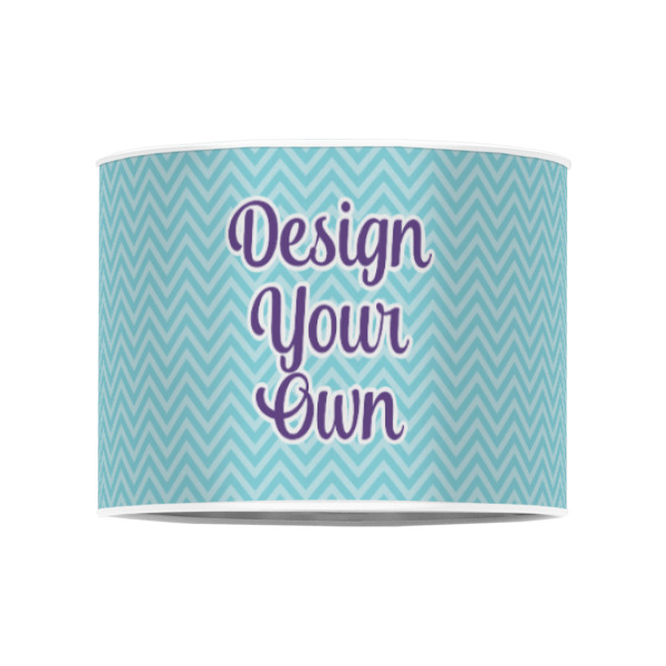 Custom Design - 8" Drum Lampshade - FRONT (Poly Film)