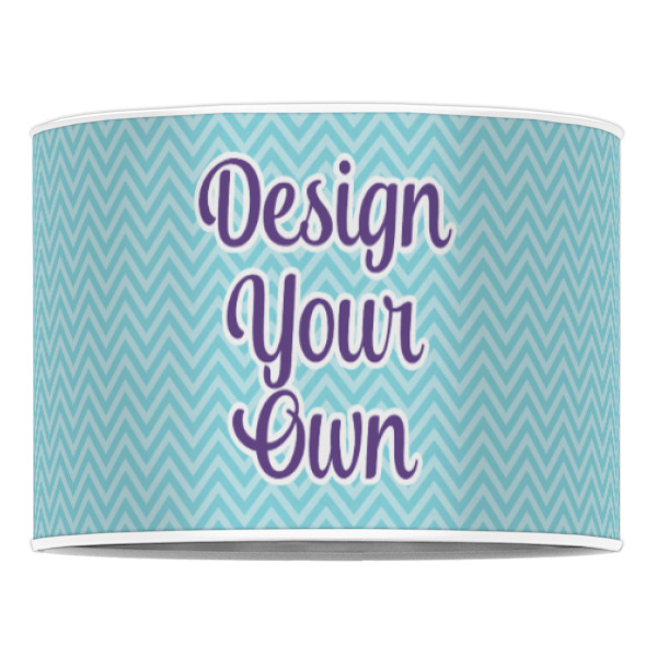 Custom Design - 16" Drum Lampshade - Front (Poly Film)