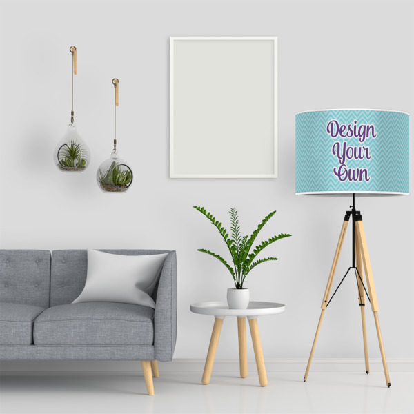 Custom Design - 16" Drum Lampshade - LIFESTYLE
