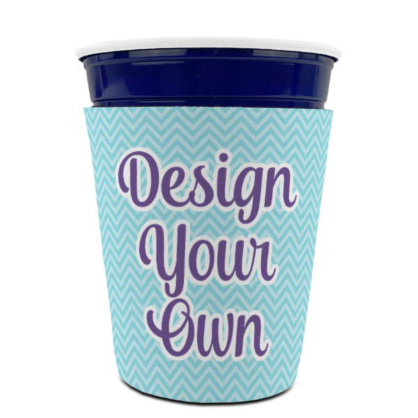 Custom Design - Party Cup Sleeves - without bottom - Front (On Cup)