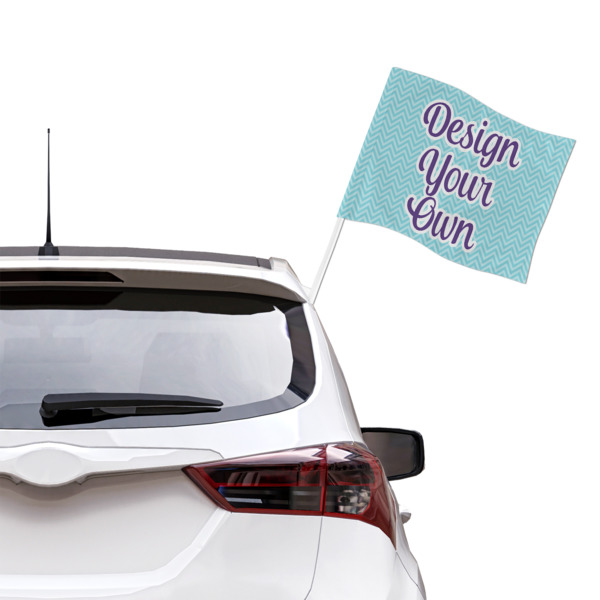 Custom Design - Car Flag - Large - LIFESTYLE